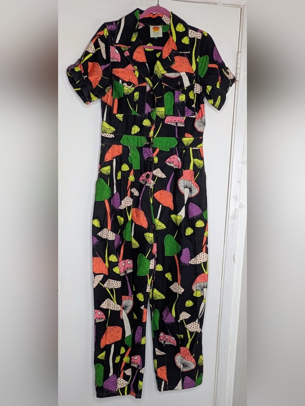 Farm Rio Mushroom Jumpsuit - Picture 6 of 8